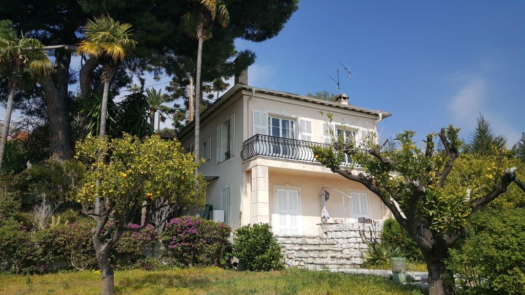 06 NICE Quartier FABRON - VILLA VUE MER PANORAMIQUE