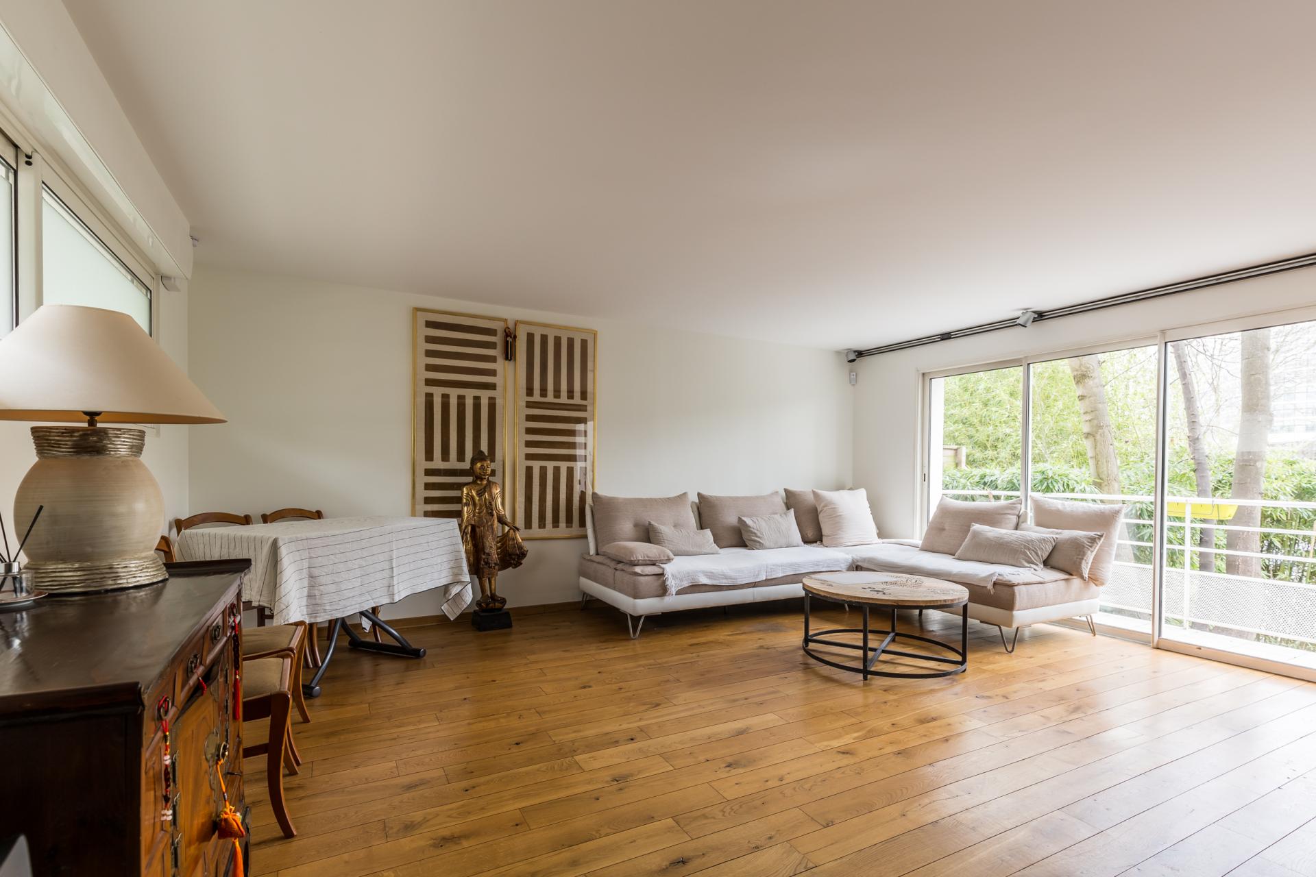 NEUILLY-SUR-SEINE / ILE DE LA JATTE - EXCEPTIONNELLE MAISON 200 M2 HABITABLE / JARDIN ET TERRASSE