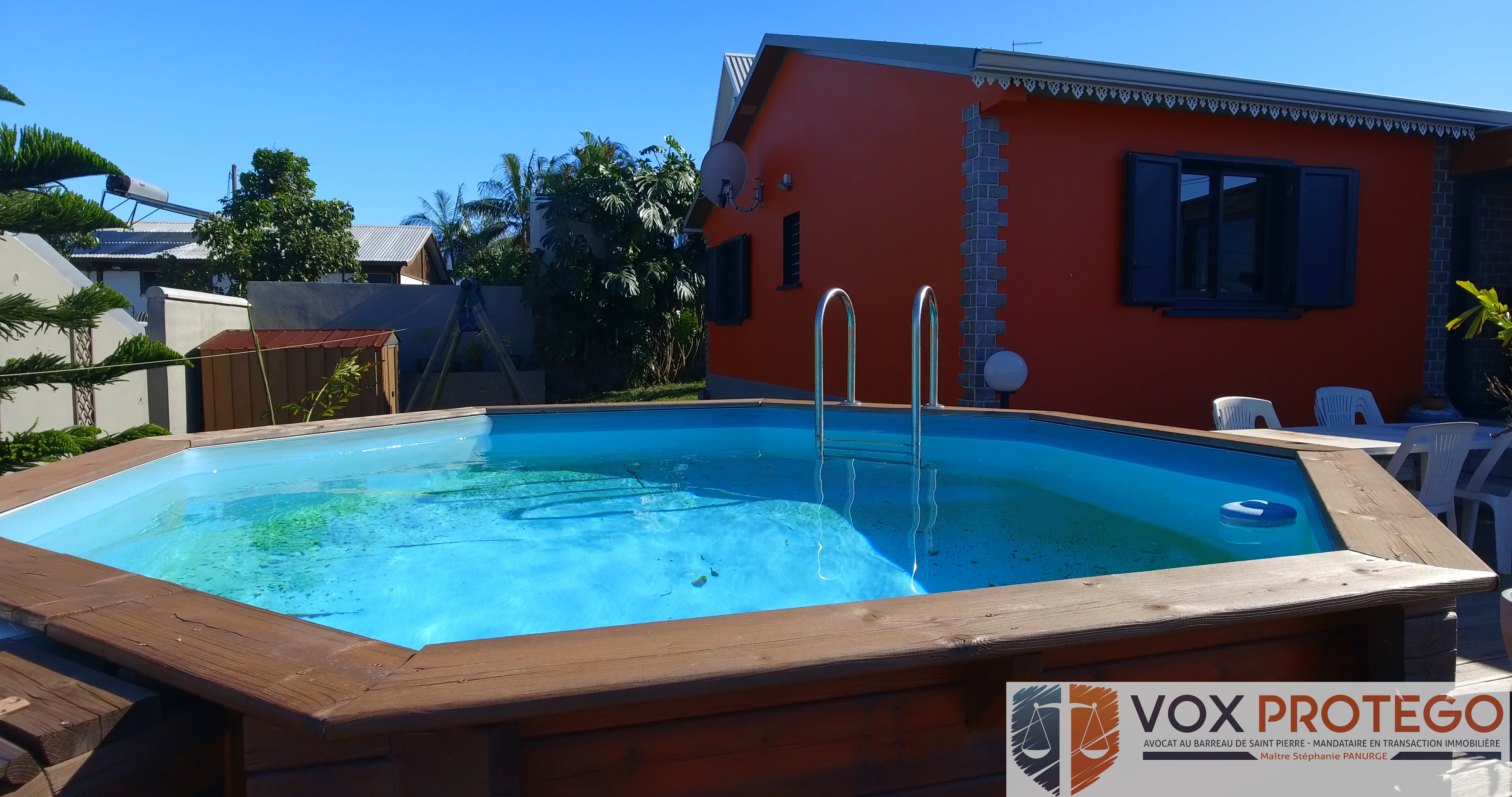 Maison T4 avec Piscine sur le Tampon, Sud de la Réunion