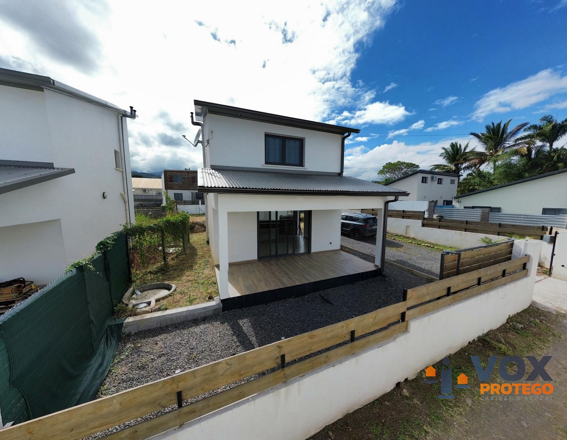Maison F3 Récente au calme à la vente à la Rivière Saint Louis (Réunion)