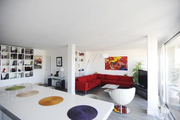 Appartement de type "Loft" avec vue et balcon à Boulogne Billancourt