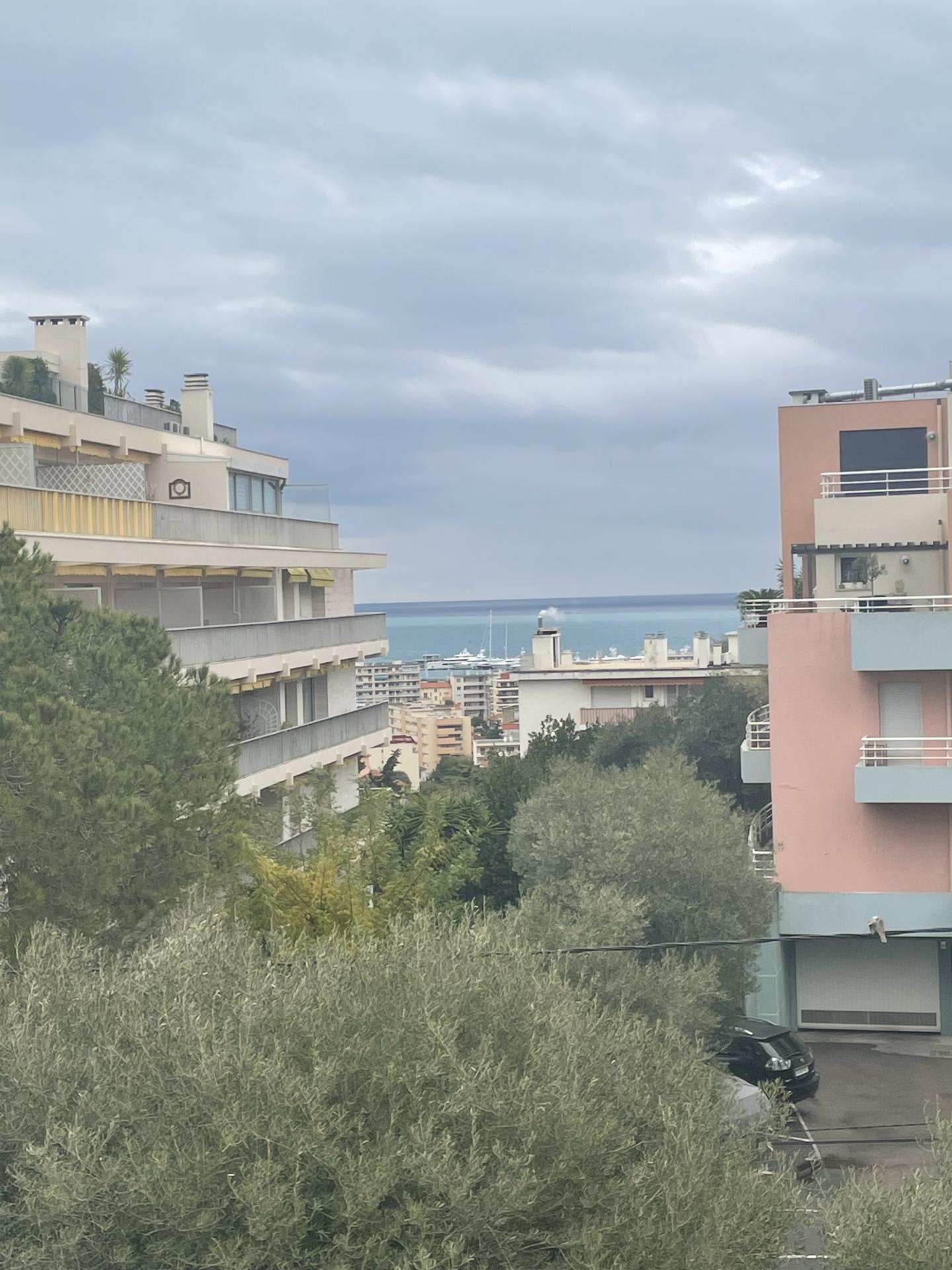 A VENDRE 3 PIECES VUE MER ANTIBES