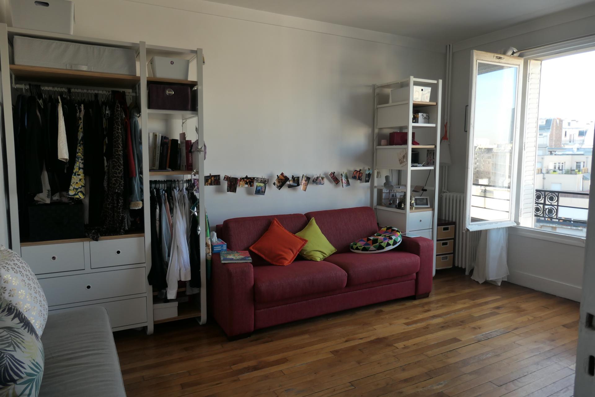 75014 - Avenue Jean Moulin - Beau studio lumineux 22,40 m2 Carrez sur cour