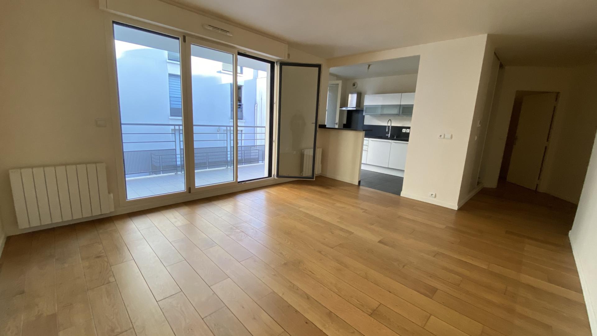 APPARTEMENT 2 pièces / 49 m2 / PARIS 20ème, Ménilmontant / Pelleport -Jourdain / avec BALCON sur JARDIN dans immeuble récent et bien entretenu, avec CAVE et place de PARKING au sous-sol