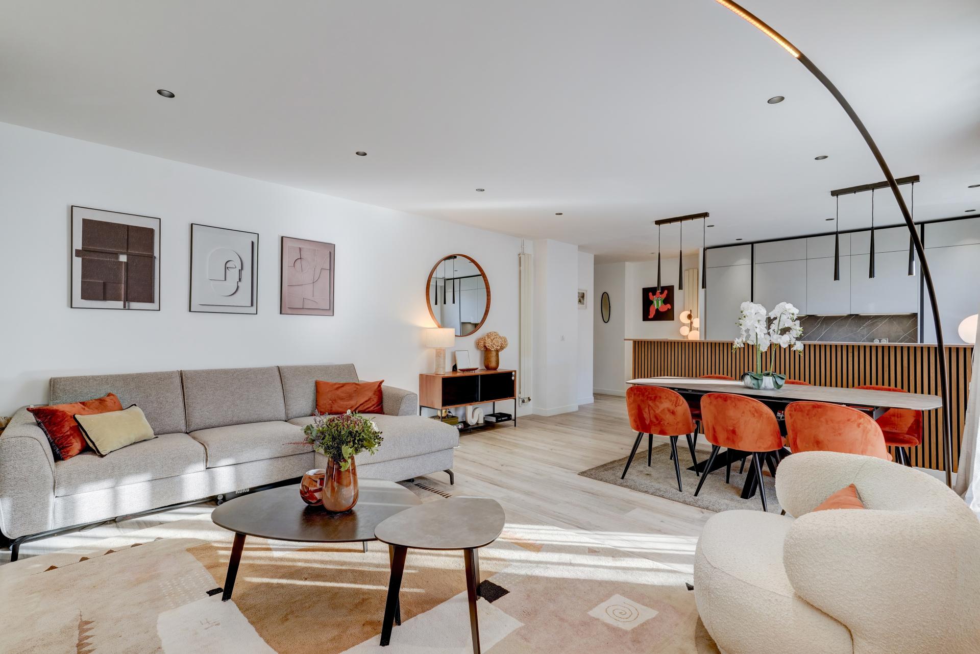 NEUILLY-SUR-SEINE : SABLONS / PONT DE NEUILLY - EXCEPTIONNEL APPARTEMENT DE 96M2 AVEC TERRASSE 40M2 - 2 CHAMBRES - POSSIBILITÉ PARKING