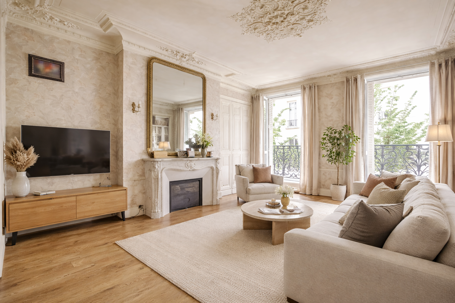 PARIS 9EME : RICHER / FAUBOURG POISSONNIÈRE / GRANDS BOULEVARDS - CINQ PIECES - 123M2 - 3-4 CHAMBRES - EXCLUSIVITÉ