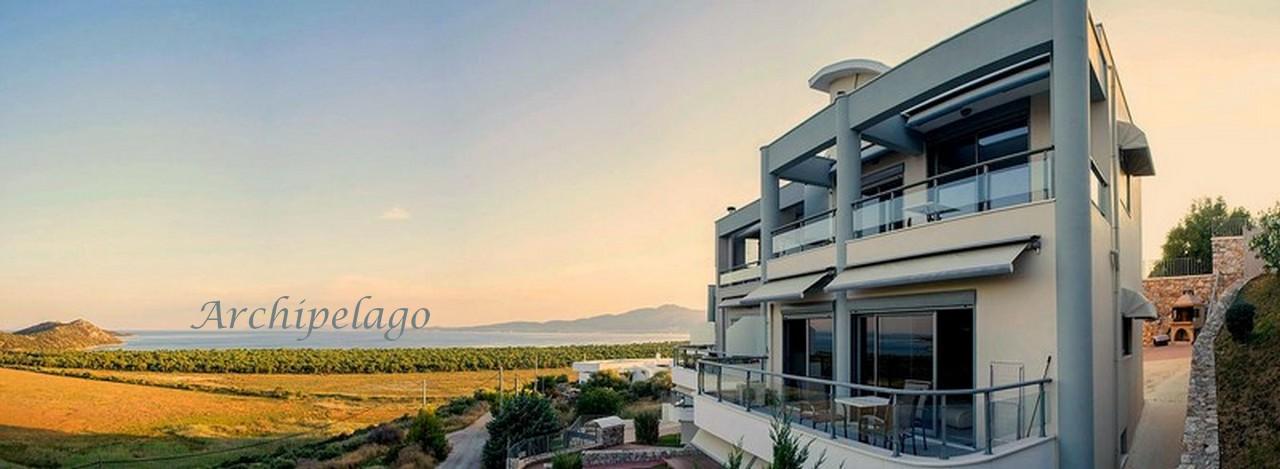 GRECE ATTIQUE - APPARTEMENT TRIPLEX VUE MER ET FORÊT - PLAGE A PIED