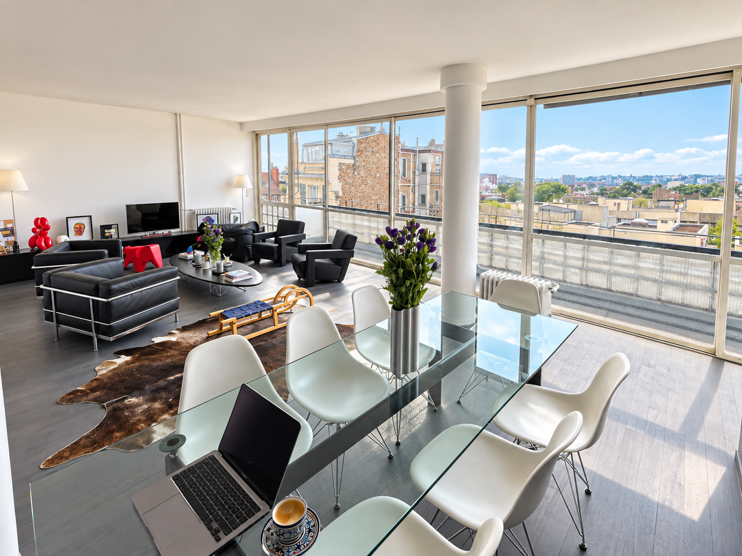 LOFT AVEC VUE PANORAMIQUE LE CORBUSIER – PORTE D’AUTEUIL – MICHEL-ANGE MOLITOR