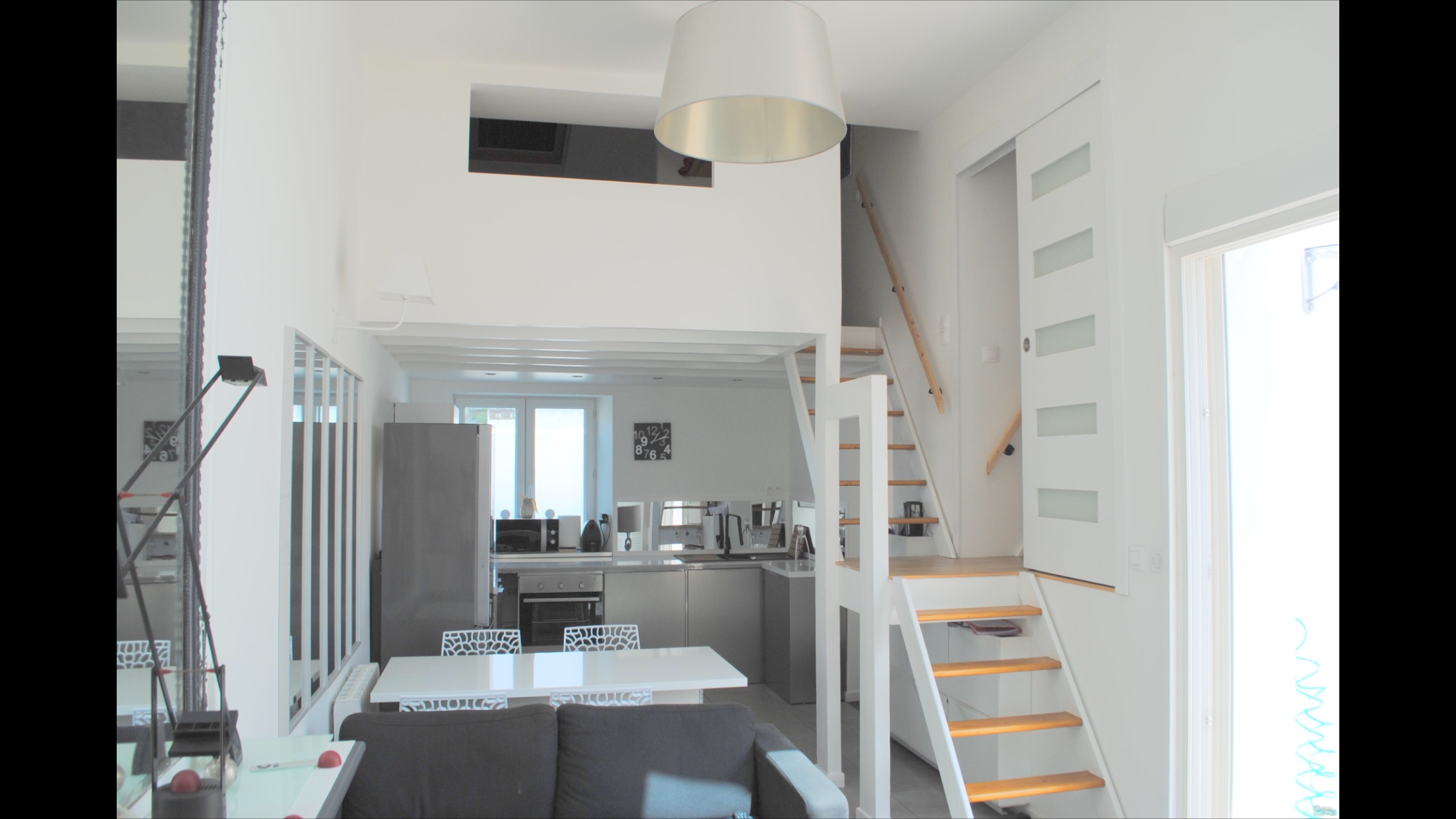 Maison de centre-ville en duplex 60m² - BASSIN ARCACHON - 1km DU PORT DE LA TESTE DE BUCH