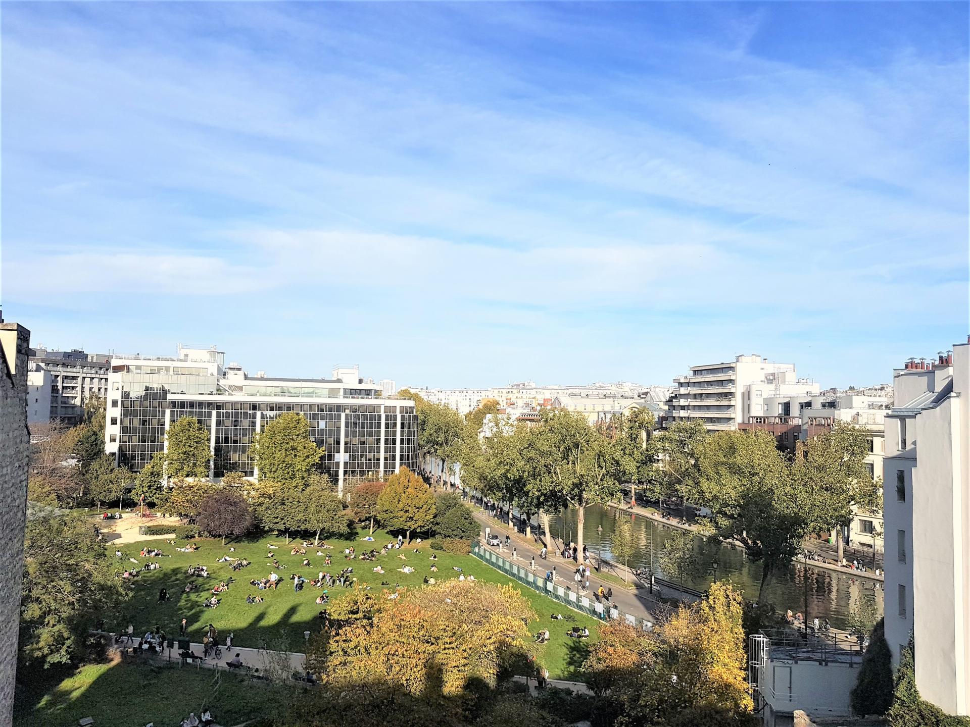 Deux pièces/studio, Paris 10eme, à vendre belle vue Canal Saint Martin