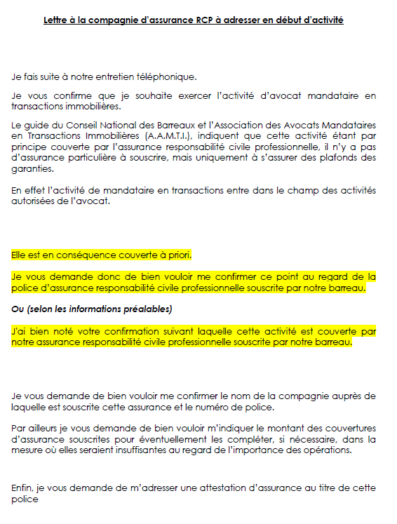 modèle lettre rupture contrat collaboration avocat
